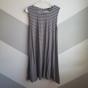 Asymmetrical tank dress